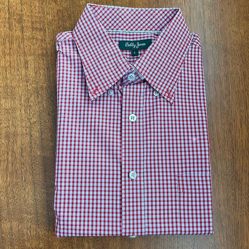 Bobby Jones Long Sleeved Button Down Collar Shirt